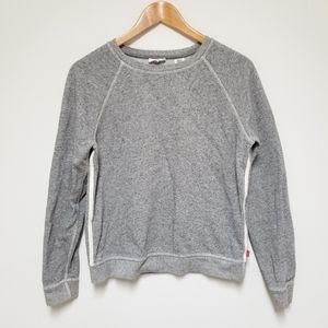 Levi's heather gray pullover crewneck sweater
